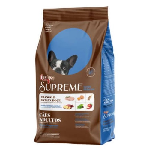 Ração Quatree Supreme Frango Batata Doce Cães Adultos Raças Pequenas 10,1kg