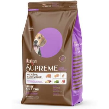 Ração Quatree Supreme Light Salmão Batata Doce Cães Adultos 3kg