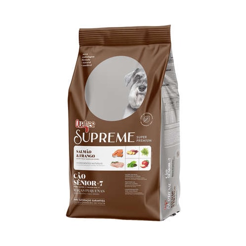 Ração Quatree Supreme Salmão Frango Cães Sênior +7 Raças Pequenas 10,1kg