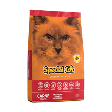 Ração Special Cat Premium Carne Gatos Adultos 1kg