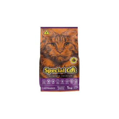 Ração Special Cat Premium Gatos Adultos Castrados 1kg