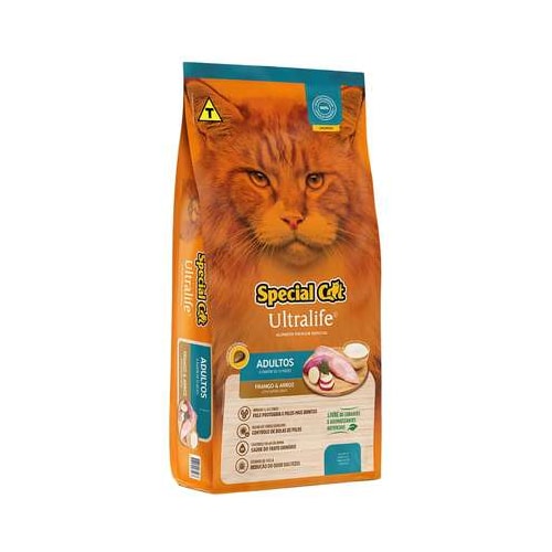 Ração Special Cat Ultralife Frango Gatos Adultos 3kg