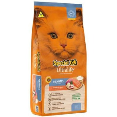 Ração Special Cat Ultralife Salmão Gatos Filhotes 3kg