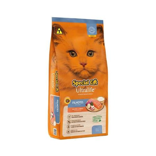 Ração Special Cat Ultralife Salmão Gatos Filhotes 3kg