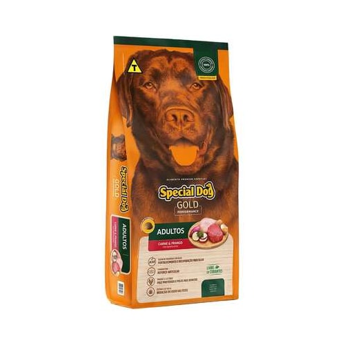 Ração Special Dog Gold Performance Frango e Carne Cães Adultos 15kg