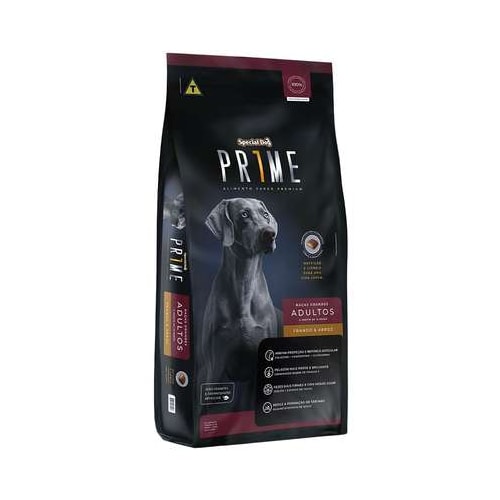 Ração Special Dog Prime Frango Arroz Cães Adultos Raças Grandes 15kg
