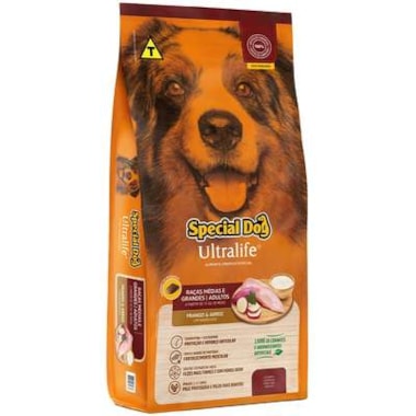 Ração Special Dog Ultralife Cães Adultos Raças Media e Grandes 15kg