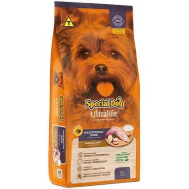 Ração Special Dog Ultralife Frango Arroz Cães Sênior Raças Pequenas 3kg