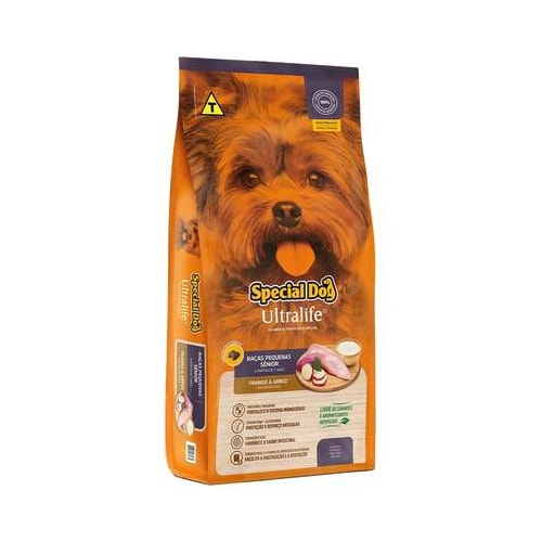 Ração Special Dog Ultralife Frango Arroz Cães Sênior Raças Pequenas 3kg