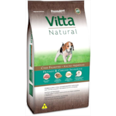 Ração Vitta Natural Frango Cereais Cães Filhotes Raças Pequenas 3kg