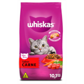 Ração Whiskas Carne Gatos Adultos 10,1kg