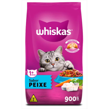 Ração Whiskas Peixe Gatos Adultos 900g