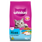 Ração Whiskas Peixe Gatos Adultos Castrados 10,1kg