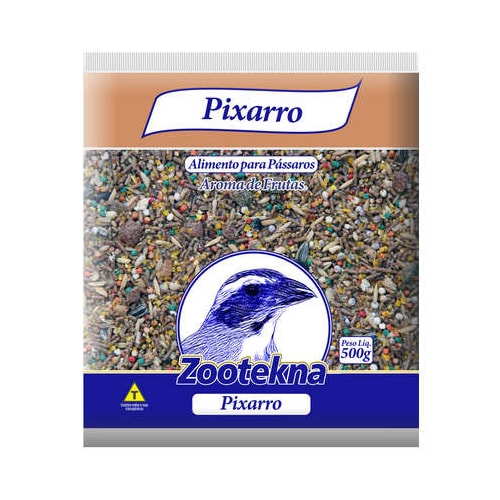 Ração Zootekna Aroma de Frutas Pixarro 500g
