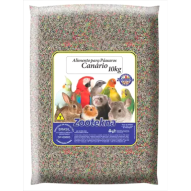 Ração Zootekna Mistura Canários 10kg