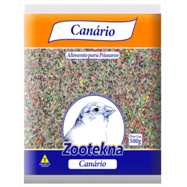 Ração Zootekna Mistura Canários 500g