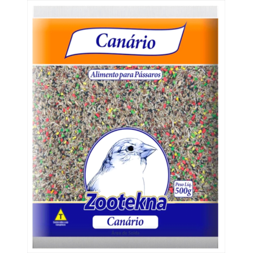 Ração Zootekna Mistura Canários 500g