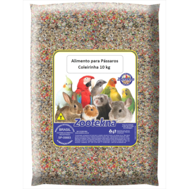 Ração Zootekna Mistura Coleirinhas 10kg
