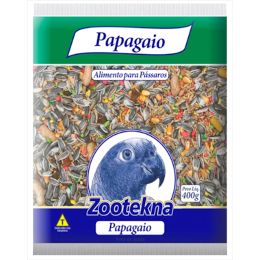 Ração Zootekna Mistura com Frutas Papagaios 400g