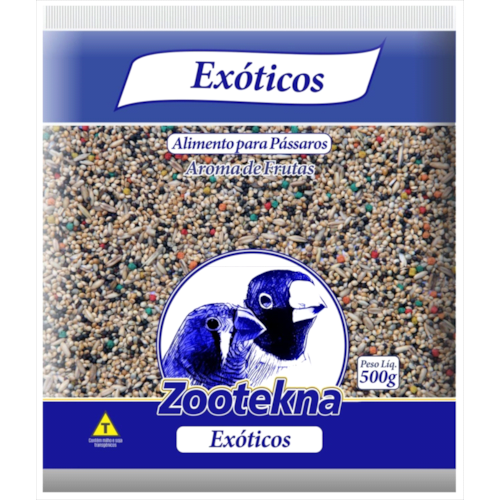 Ração Zootekna Mistura Exóticos 500g