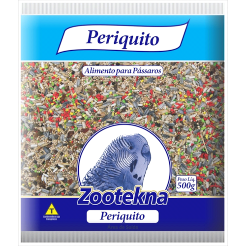 Ração Zootekna Mistura Periquitos 500g