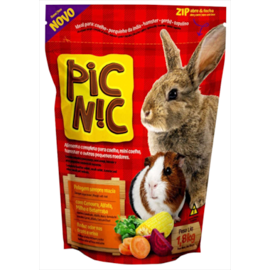 Ração Zootekna Premium Pic Nic Tradicional Roedores 1,8kg