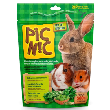 Ração Zootekna Premium Pic Nic Vegetais Roedores 500g