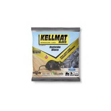 Raticida kellmat bloco economico 25g