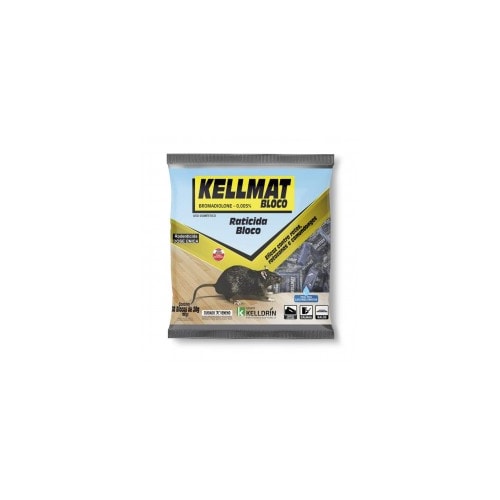 Raticida kellmat bloco economico 25g