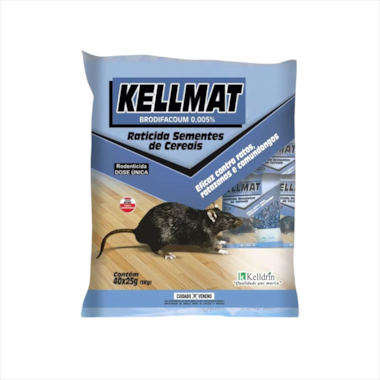 Raticida Kellmat Sementes de Cereais 25g