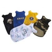 Regata Club Pet Verão Estampada Mini