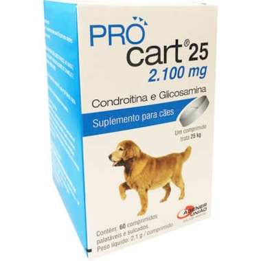Regenerador Muscular Pro Cart 25 - 25kg - com 60 comprimidos