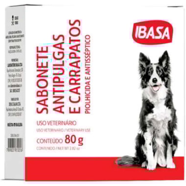 Sabonete Antipulgas Ibasa 80g