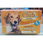 Sabonete Club Pet Enxofre 4x1 80g