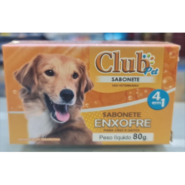 Sabonete Club Pet Enxofre 4x1 80g