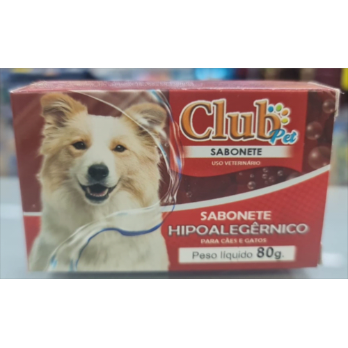 Sabonete Club Pet Hipoalergênico 80g