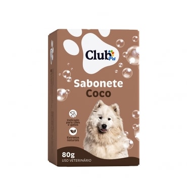 Sabonete Club Pet Mais Coco 80g
