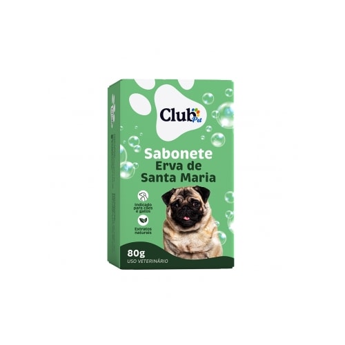 Sabonete Club Pet Mais Erva de Santa Maria 80g