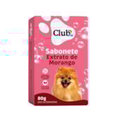 Sabonete Club Pet Mais Extrato de Morango 80g