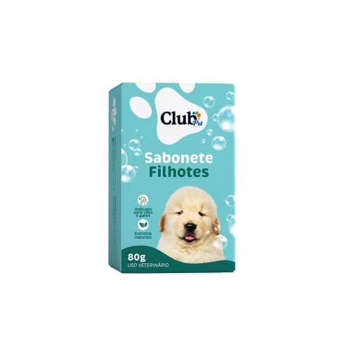 Sabonete Club Pet Mais Filhotes 80g