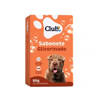 Sabonete Club Pet Mais Glicerina 80g