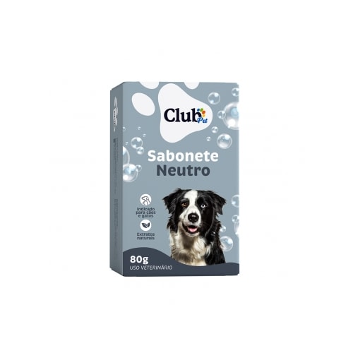 Sabonete Club Pet Mais Neutro 80g