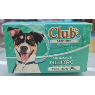 Sabonete Club Pet Neutro 80g