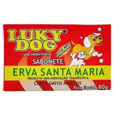Sabonete Luky Dog Erva de Santa Maria 80g