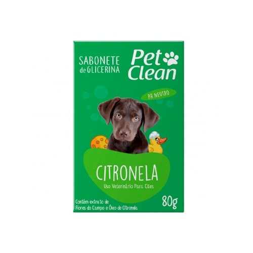 Sabonete Pet Clean Citronela 80g