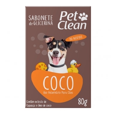 Sabonete Pet Clean Coco 80g