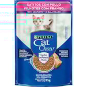 Sachê Cat Chow Frango Gatos Filhotes 85g