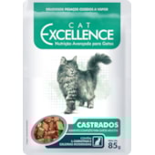 Sachê Cat Excellence Gatos Adultos Castrados 85g