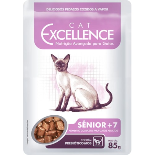 Sachê Cat Excellence Gatos Sênior +7 85g