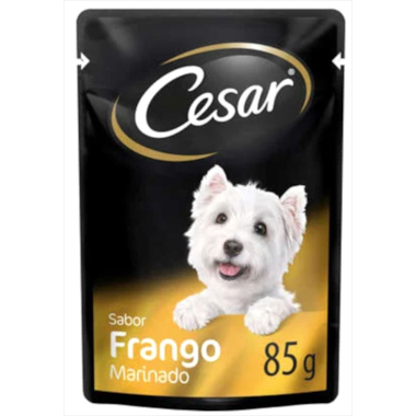 Sachê Cesar Frango Marinado Cães Adultos 85g